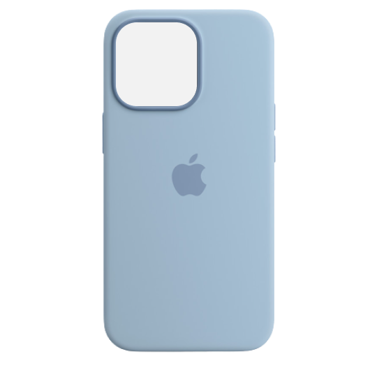 Mbështjellëse silikoni blu e çelët për iPhone